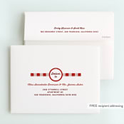 "Pizza Pie Party" - Children's Birthday Party Thank You Cards in Tomato by Paper Sun Studio - FREE Recipient Addressing