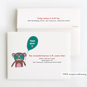 "Come Aboard" - Children's Birthday Party Thank You Cards in Rust by Vera Lim - FREE Recipient Addressing