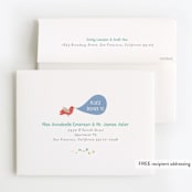 "Happy Elephant" - Children's Birthday Party Thank You Cards in Pebble by Vera Lim - FREE Recipient Addressing