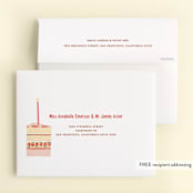 "Cake carry" - Children's Birthday Party Thank You Cards in Strawberry Shortcake by Sarah Knight - FREE Recipient Addressing