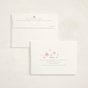 "Fairies" - Children's Birthday Party Thank You Cards in Rose by Hudson meet Rose - FREE Recipient Addressing