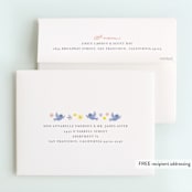"Disney's Snow White & Forest Friends" - Children's Birthday Party Thank You Cards in Peach by Angela Thompson - FREE Recipient Addressing
