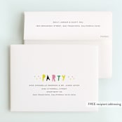 "Llama Birthday" - Children's Birthday Party Thank You Cards in Watermelon by Lori Wemple - FREE Recipient Addressing