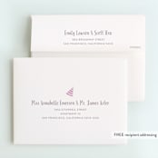 "Coolest Penguin" - Children's Birthday Party Thank You Cards in Orchid by Elska Studio - FREE Recipient Addressing
