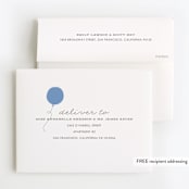 "It's my party" - Children's Birthday Party Thank You Cards in Denim by Sara Hicks Malone - FREE Recipient Addressing