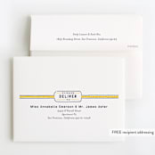 "MVP Collectors Card" - Children's Birthday Party Thank You Cards in School Bus by Shiny Penny Studio - FREE Recipient Addressing