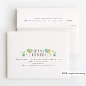 "Polar Party" - Children's Birthday Party Thank You Cards in Aqua Green by Itsy Belle Studio - FREE Recipient Addressing