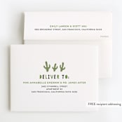 "Let's Fiesta" - Children's Birthday Party Thank You Cards in Sage by Jen Banks - FREE Recipient Addressing