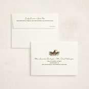 "Jungle Animals" - Children's Birthday Party Thank You Cards in Moss by Joanna Griffin - FREE Recipient Addressing