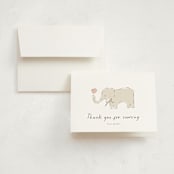 "bananella" - Children's Birthday Party Thank You Cards in Sugar by chocomocacino - Front
