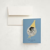 "birthday hat" - Children's Birthday Party Thank You Cards in Lemon by Jennifer Lew - Front