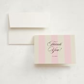 "Gelato" - Children's Birthday Party Thank You Cards in Fragola by Megan Davis - Front