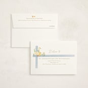 "Vintage goose" - Children's Birthday Party Thank You Cards in Sky by Creo Study - FREE Recipient Addressing
