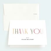 "Happy Birthday" - Children's Birthday Party Thank You Cards in candy by Iveta Angelova - Front