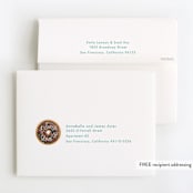 "donut party" - Children's Birthday Party Thank You Cards in Chocolate by Jen Owens - FREE Recipient Addressing