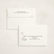 "Sweets & Treats" - Children's Birthday Party Thank You Cards in Licorice by Sarah Rosenthal - FREE Recipient Addressing