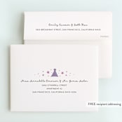 "Late Over" - Children's Birthday Party Thank You Cards in Mixed Berry by Amy Payne - FREE Recipient Addressing