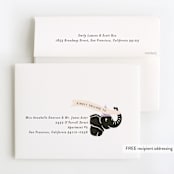 "Birthday Bus" - Children's Birthday Party Thank You Cards in Sour Apple by Shiny Penny Studio - FREE Recipient Addressing
