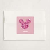 "you make the class shimmer" - Classroom Valentines in Peony by CDesignbychen - Matching Custom Sticker
