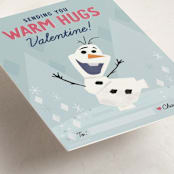 "Disney's Olaf Warm Hugs" - Classroom Valentines in Frost by Oma N. Ramkhelawan - Detail