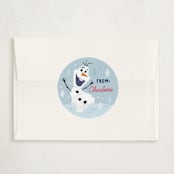 "Disney's Olaf Warm Hugs" - Classroom Valentines in Frost by Oma N. Ramkhelawan - Matching Custom Sticker