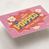 "Happy pop" - Classroom Valentines in Pink Candy by Leia Matt - Detail