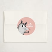 "Awesome Possum" - Classroom Valentines in Rose by mo kelley - Matching Custom Sticker