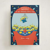"Disney and Pixar's Toy Story Birthday Claw" - Classroom Valentines in Star Alliance by Jackie Crawford - Front