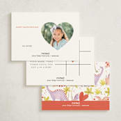 "Dinomazing" - Classroom Valentines in Candy Hearts by Sarah Knight - Back of Card Options