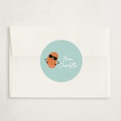 "Human Bean" - Classroom Valentines in Spearmint by Erica Krystek - Matching Custom Sticker