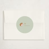 "Hedgehog Maze Game" - Classroom Valentines in Sage by Kartika Paramita - Matching Custom Sticker