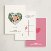 "Oodles of Poodles" - Classroom Valentines in Pinky by mo kelley - Back of Card Options