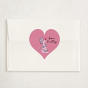"Oodles of Poodles" - Classroom Valentines in Pinky by mo kelley - Matching Custom Sticker