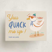 "Quack Me Up Valentine" - Classroom Valentines in Clay by Kartika Paramita - Front