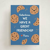 "Friendchip" - Classroom Valentines in Azure by Annie Holmquist - Front