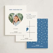 "Friendchip" - Classroom Valentines in Azure by Annie Holmquist - Back of Card Options