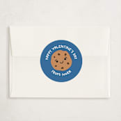 "Friendchip" - Classroom Valentines in Azure by Annie Holmquist - Matching Custom Sticker