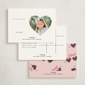 "Heart Eyes Sunglasses" - Classroom Valentines in Bubblegum by Olivia Goree - Back of Card Options