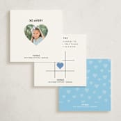 "Let's KICK IT!" - Classroom Valentines in Sky by Terri Trigger - Back of Card Options
