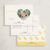 "Lucky Duck" - Classroom Valentines in Sea by Itsy Belle Studio - Back of Card Options