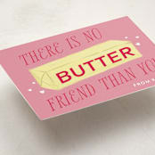 "Butter Friend" - Classroom Valentines in Flamingo by Jackie Crawford - Detail
