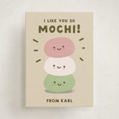 "So Mochi" - Classroom Valentines in Olive by Ani Somi - Front