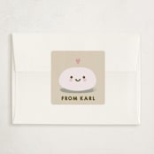 "So Mochi" - Classroom Valentines in Olive by Ani Somi - Matching Custom Sticker