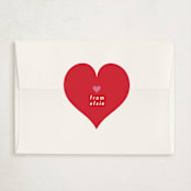 "Vibes" - Classroom Valentines in Hot Pink by Erin L. Wilson - Matching Custom Sticker