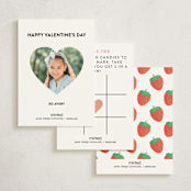 "Waffle Lot" - Classroom Valentines in Blush by Itsy Belle Studio - Back of Card Options