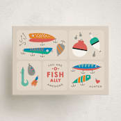 "Tackle Box" - Classroom Valentines in Lake by Michelle Taylor - Front