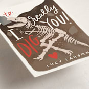 "I Dig you excavation" - Classroom Valentines in Crimson by Alethea and Ruth - Detail
