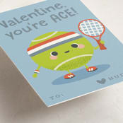 "Ace" - Classroom Valentines in Australian Open by Hudson meet Rose - Detail