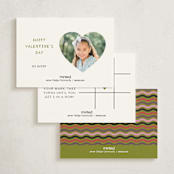 "Friend Sheep" - Classroom Valentines in Avocado by Jenna Holcomb - Back of Card Options