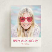 "Heart Glasses" - Classroom Valentines in Magenta by Jessie Steury - Front